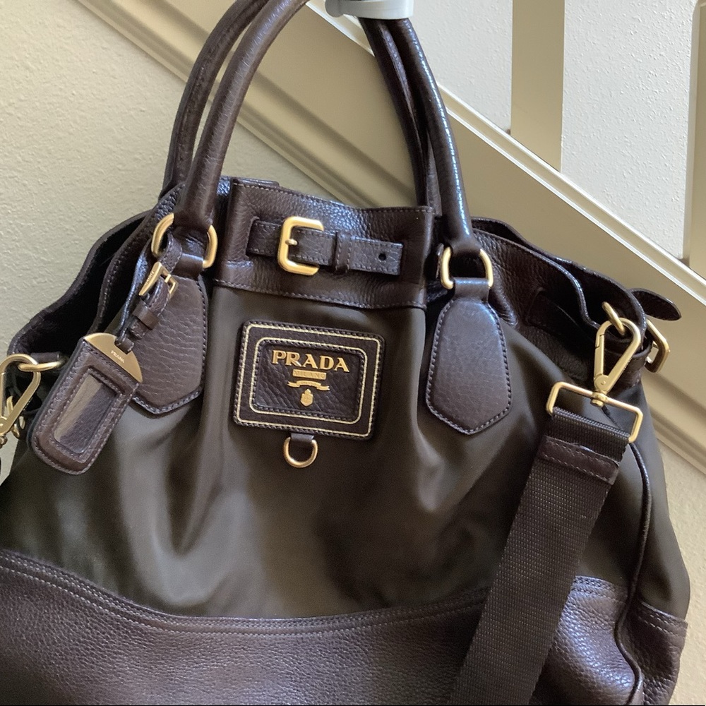 Now avaliable - Gorgeous!  Designer Prada Tessuto Nylon Bag